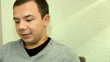 German teen student fucks stranger