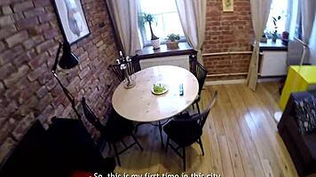 Active Legal Age Teen Drilled On Spy Cam With Blowjob Orgasm