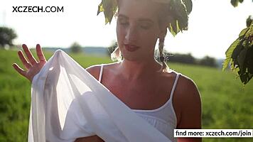 Look At These Girls Showing Tits And Pussy In The Sunset!