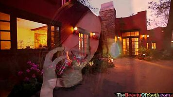 Teen babes get naughty with pussy licking and scissoring.