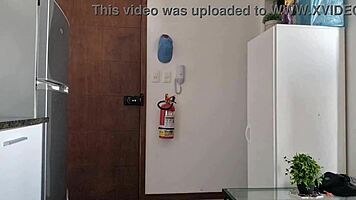 i can't believe i bent over the new latina neighbor with long hair!