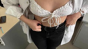 Yo, zum Arzttermin gekommen und in ihrem Mund abgespritzt! 😲