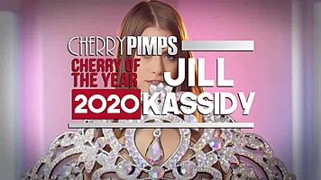 jill kassidy teasing her body before masturbating solo