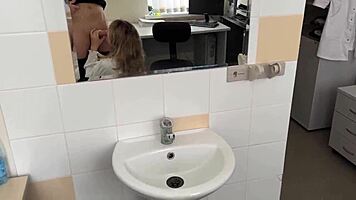 Yo, showed up for a doctor's appointment and ended up cumming in her mouth! 😲