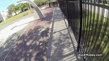 Young Amanda Souza Takes Two in Raw Anal Action