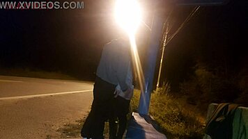 showed my big latina ass to a stranger at the bus stop. bent over for a wild moment.