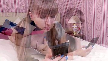 Teen 18+ masturbates after watching porn at home