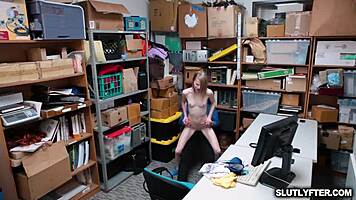 Fuck that russian teen in the office, she's so hot!