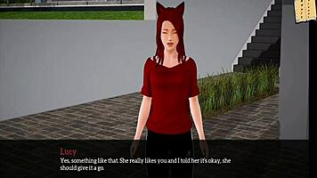 My New Family 286 Features Redhead Teen With Small Tits In Cartoon Adventure