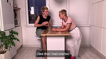 Stepsister confesses no anal sex experience yet. Her curiosity sparks wild ideas.