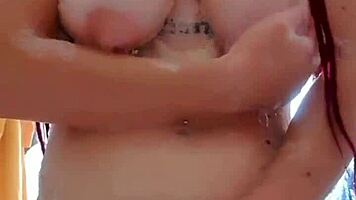 masturbation in the shower leading to orgasm