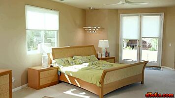 Babysitter River Lynn's Perfect Asshole Drilled by Ryan Mclane in Close-Up