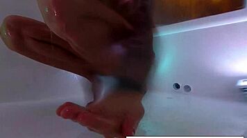 hot kendra cole masturbates in sexy shower 😍