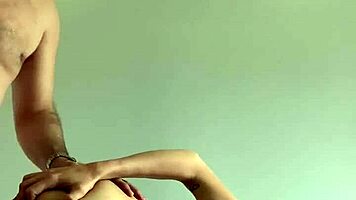 Macarena Lewis engages in sex with mutual spitting and saliva fetish on webcam.