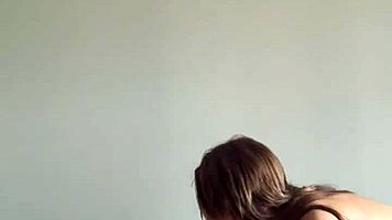 Macarena Lewis engages in sex with mutual spitting and saliva fetish on webcam.