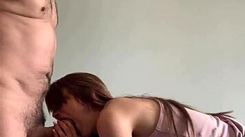 Macarena Lewis engages in sex with mutual spitting and saliva fetish on webcam.