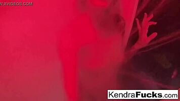 hot kendra cole masturbates in sexy shower 😍