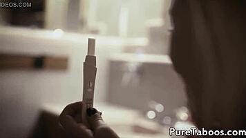 smalltits stepteen seduces her sapphic stepmommy for lesbian fun