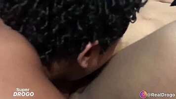 she was bound tight, her latina slave body trembling as they tribbed clit to clit. tattoos marked her skin during wild bdsm play.