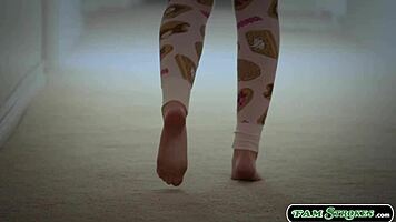 stepteen 18+ throats and fucked by stepdad with big cock