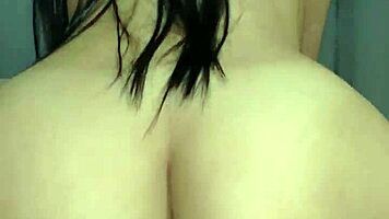 Cowgirl with long hair and big ass rides a dick until creampie?