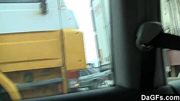 Dark-Haired Babe with Small Tits and Succulent Slit.