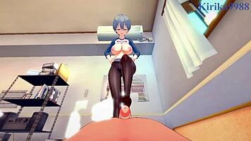 Hana Uzaki and Tsuki Uzaki Intense POV Sex