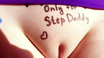 aww, my 19yo stepdaughter made such a sweet creampie gift for her stepdaddy! 🎁