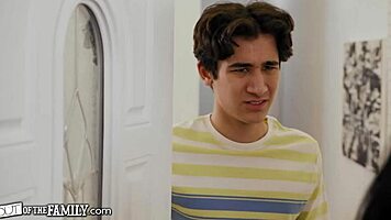 why not fuck your busty stepsister on the bed with her bubble butt?