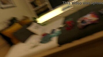 Cute Redhead Lya Gives Ignoring Handjob In Behind-The-Scenes Video