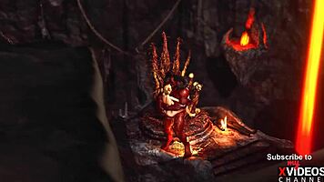 Devil Plays With Super Hot Girl in Hell, Choking Deepthroat Doggystyle