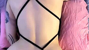 anime babe plays hard with neighbor's dick, swallowing it whole in costumes