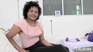 putalocura - hermosa dominicana naomi rivas primera vez traga leche de torbe