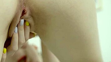 Solo brunette teen 18+ fingers wet pussy in stunning 4K - wow!