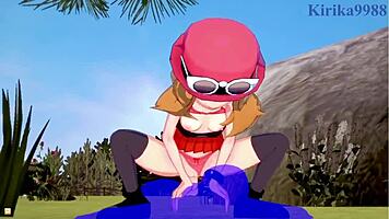 Serena And Bea Saito With Old Man In Pokémon Hentai