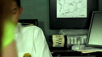 uhh, petite teen 18+ totally blows this guard in a sneaky quick scene.