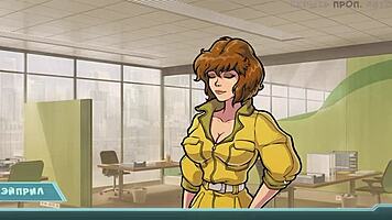 Princess lactates milk from her boobs in public outdoor anime gameplay orgasm scene