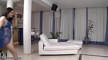 Have you seen Rachel Adjani getting her ass double penetrated roughly?