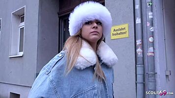 Scout picks up latina bella, rough fuck in berlin