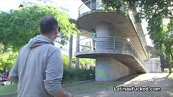 perky latina takes it deep for cash in this interview