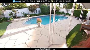 Lacy Lennon takes advantage of you at the fake pool party!