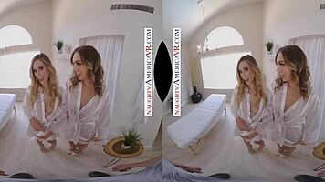 Its your first time at the massage parlor with hot blondes aiden ashley tiffany watson blowjob small tits oiled shaved bubble butt handjob orgasm