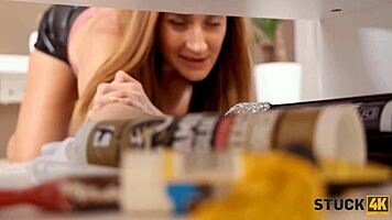 stuck4k czech girl gets humped after plan fails