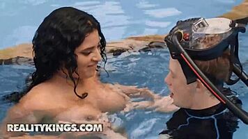 gabriela lopez has an appetite 18+ for a hard dick so she lets jimmy take a dip in her wet pussy - reality kings