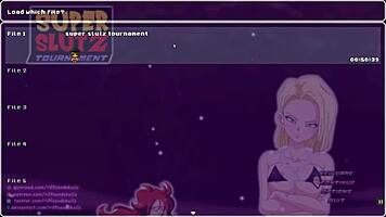 Super slut Z Tournament parody ep 4 Maron fucks old pervert Master Roshi!