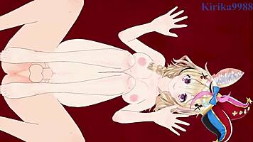 Himemori luna and omaru polka intense sex - hololive vtuber hentai