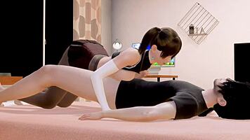 Stepsister says, 'I'll help my loser brother with this.'