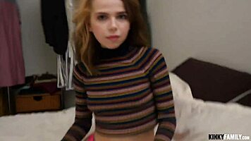 Yo, I’m home alone with my slutty stepsis Alina West getting kinky!