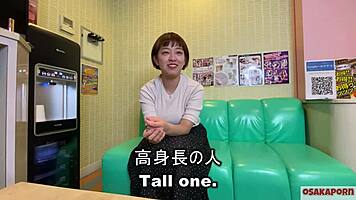 G-cup Japanese beauty struggles but delivers steamy titty fuck