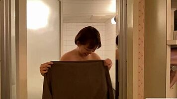 G-cup Japanese beauty struggles but delivers steamy titty fuck